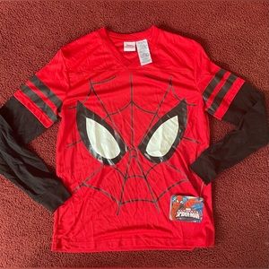 NEW BOYS 14/16 MARVEL SPIDER-MAN SHIRT